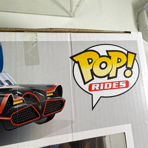 BOX FLAWS VIEW PHOTOS - Batmobile with Batman DC Funko Pop 01  (33.0 Cm L × 12.1 Cm W × 20.3 Cm H)