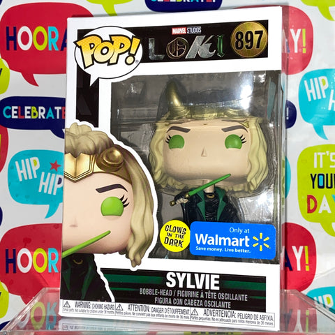 Sylvie (Glow) - Loki Marvel Funko Pop 897 Walmart Exclusive