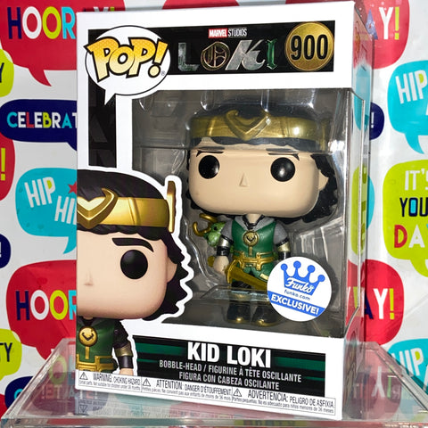 Kid Loki (Metallic) - Loki Marvel Funko Pop 900 Funko Shop Exclusive