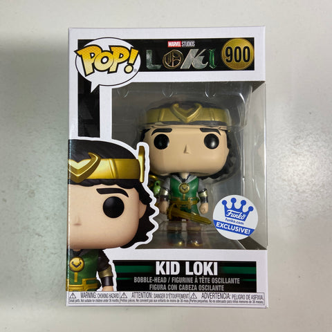 Kid Loki (Metallic) - Loki Marvel Funko Pop 900 Funko Shop Exclusive