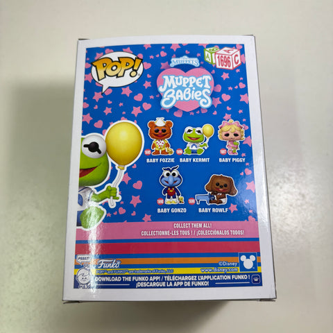 The Muppet Babies - Baby Kermit (Flocked) Disney Funko Pop 1696