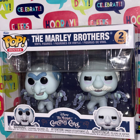 The Muppets Christmas Carol - The Marley Brothers Disney Funko Pop 2 Pack