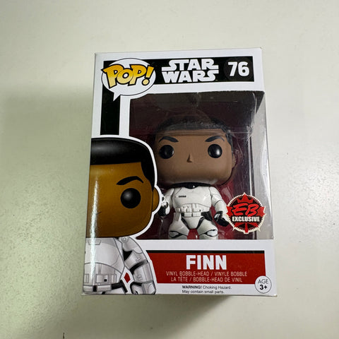 Finn - Star Wars Funko Pop 76 Exclusive (11.4 Cm L × 8.9 Cm W × 15.9 Cm H)