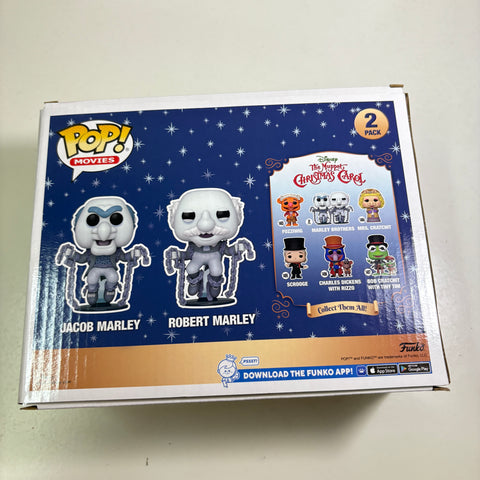 The Muppets Christmas Carol - The Marley Brothers Disney Funko Pop 2 Pack