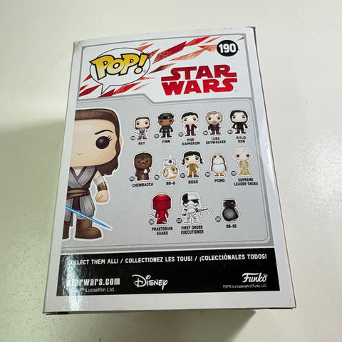 Rey - Star Wars Funko Pop 190 (11.4 Cm L × 8.9 Cm W × 15.9 Cm H)