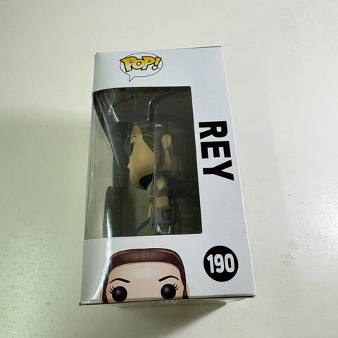 Rey - Star Wars Funko Pop 190 (11.4 Cm L × 8.9 Cm W × 15.9 Cm H)
