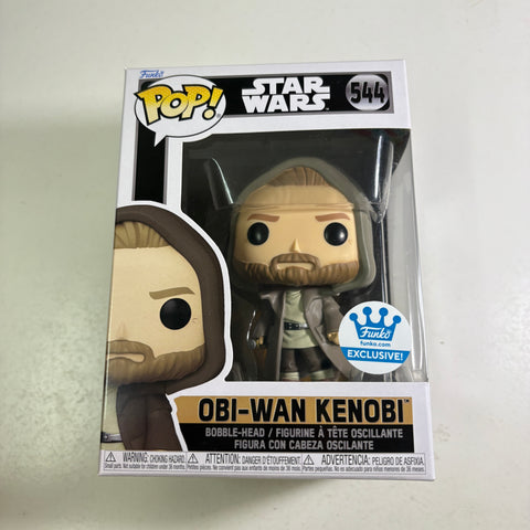 Ob-Wan Kenobi (Hooded) - Star Wars Funko Pop 544 Exclusive (11.4 Cm L × 8.9 Cm W × 15.9 Cm H)