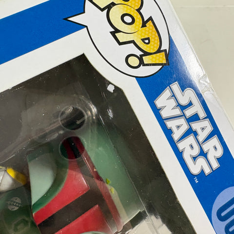 BOX FLAWS VIEW PHOTOS Boba Fett - Star Wars Funko Pop 08 (11.4 Cm L × 8.9 Cm W × 15.9 Cm H)
