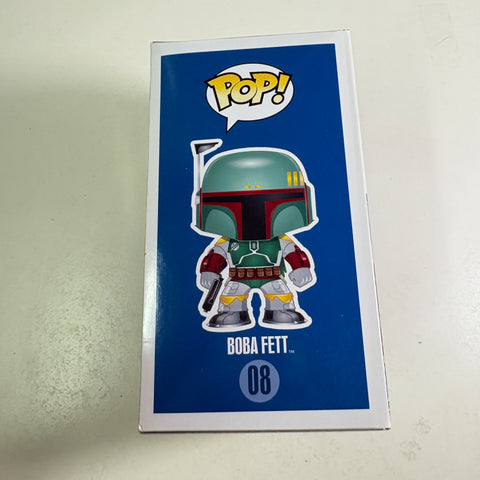 BOX FLAWS VIEW PHOTOS Boba Fett - Star Wars Funko Pop 08 (11.4 Cm L × 8.9 Cm W × 15.9 Cm H)