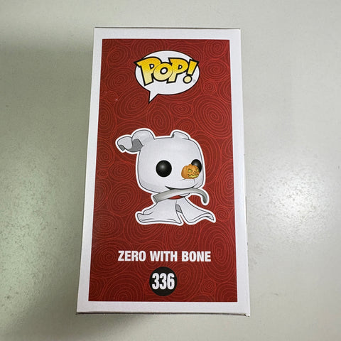 The Nightmare Before Christmas - Zero with Bone Disney Funko Pop 336 Glow Chase