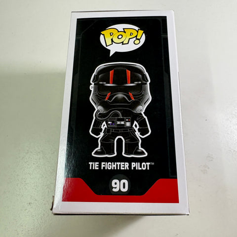 BOX FLAWS VIEW PHOTOS Tie Fighter Pilot - Star Wars Funko Pop 90 (11.4 Cm L × 8.9 Cm W × 15.9 Cm H)