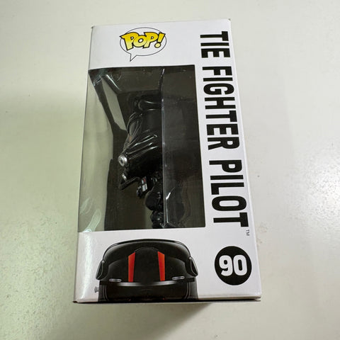 BOX FLAWS VIEW PHOTOS Tie Fighter Pilot - Star Wars Funko Pop 90 (11.4 Cm L × 8.9 Cm W × 15.9 Cm H)