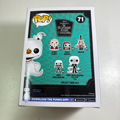 The Nightmare Before Christmas - Zero (Glitter) Disney Funko Pop 71 Fall Convention 2022 3000 Pieces