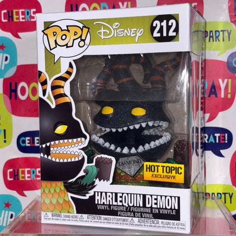 The Nightmare Before Christmas - Harlequin Demon Disney Funko Pop 212 Hot Topic Exclusive
