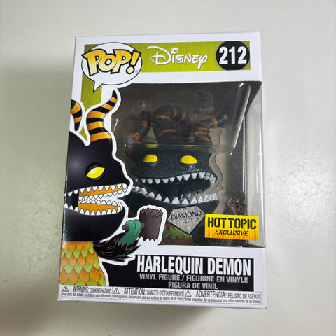 The Nightmare Before Christmas - Harlequin Demon Disney Funko Pop 212 Hot Topic Exclusive