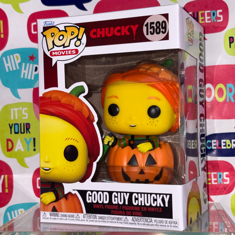 Good Guy Chucky - Chucky Funko Pop 1589 Vinyl Figure (11.4 Cm L × 8.9 Cm W × 15.9 Cm H)