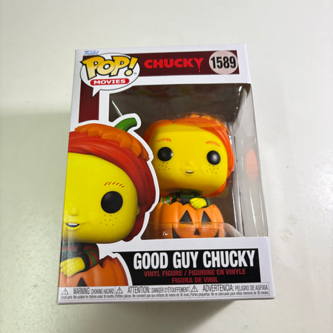 Good Guy Chucky - Chucky Funko Pop 1589 Vinyl Figure (11.4 Cm L × 8.9 Cm W × 15.9 Cm H)