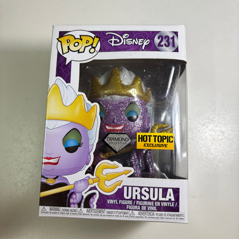 Little Mermaid - Ursula (Diamond Glitter) Disney Funko Pop 231 Hot Topic Exclusive