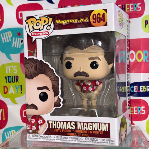 Thomas Magnum - Magnum PI Funko Pop 964 Vinyl Figure (11.4 Cm L × 8.9 Cm W × 15.9 Cm H)