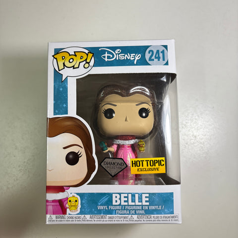 Beauty and The Beast - Belle (Diamond) Disney Funko Pop 241 Hot Topic Exclusive Exclusive