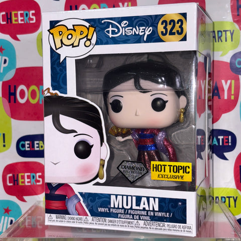 Mulan (Diamond) - Disney Funko Pop 323 Hot Topic Exclusive