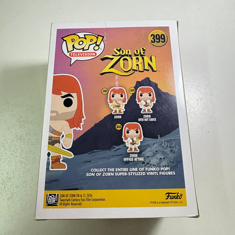 BOX FLAWS VIEW PHOTOS Zorn - Son of Zorn Funko Pop 1919 Vinyl Figure (11.4 Cm L × 8.9 Cm W × 15.9 Cm H)