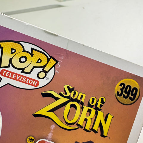 BOX FLAWS VIEW PHOTOS Zorn - Son of Zorn Funko Pop 1919 Vinyl Figure (11.4 Cm L × 8.9 Cm W × 15.9 Cm H)