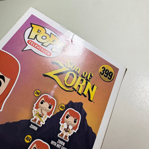 BOX FLAWS VIEW PHOTOS Zorn - Son of Zorn Funko Pop 1919 Vinyl Figure (11.4 Cm L × 8.9 Cm W × 15.9 Cm H)