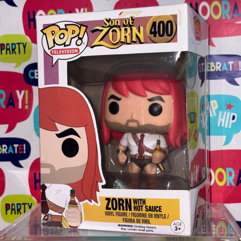 BOX FLAWS VIEW PHOTOS Zorn - Son of Zorn Funko Pop 400 Vinyl Figure Exclusive (11.4 Cm L × 8.9 Cm W × 15.9 Cm H)
