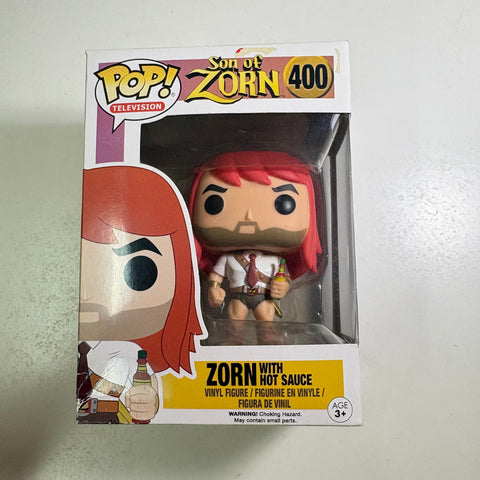BOX FLAWS VIEW PHOTOS Zorn - Son of Zorn Funko Pop 400 Vinyl Figure Exclusive (11.4 Cm L × 8.9 Cm W × 15.9 Cm H)