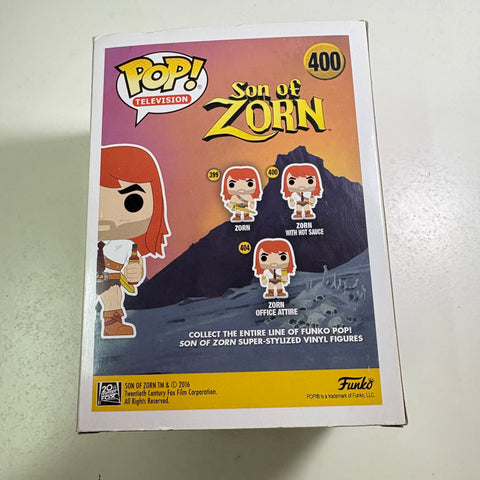 BOX FLAWS VIEW PHOTOS Zorn - Son of Zorn Funko Pop 400 Vinyl Figure Exclusive (11.4 Cm L × 8.9 Cm W × 15.9 Cm H)