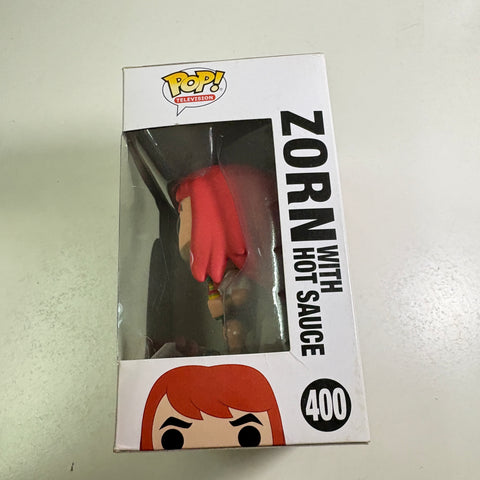 BOX FLAWS VIEW PHOTOS Zorn - Son of Zorn Funko Pop 400 Vinyl Figure Exclusive (11.4 Cm L × 8.9 Cm W × 15.9 Cm H)