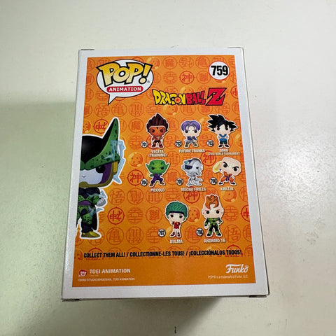 Cell Perfect GLOW - Dragon Ball Z Funko Pop 759 Vinyl Figure (11.4 Cm L × 8.9 Cm W × 15.9 Cm H)
