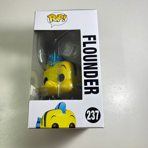 The Little Mermaid - Flounder (DIamond) Disney Funko Pop 237 Hot Topic Exclusive