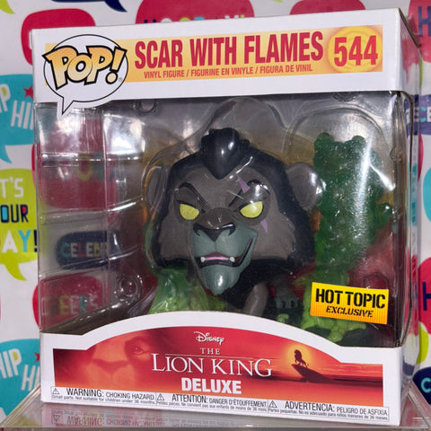 The Lion King - Scar with Flames Disney Funko Pop 544 Hot Topic Exclusive