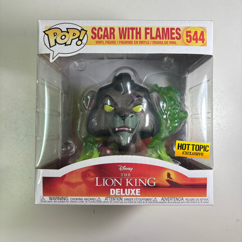 The Lion King - Scar with Flames Disney Funko Pop 544 Hot Topic Exclusive