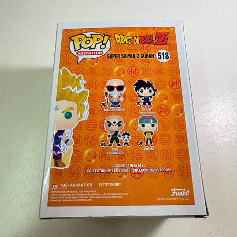 Super Saiyan 2 Gohan - Dragon Ball Z Funko Pop 518 Vinyl Figure (11.4 Cm L × 8.9 Cm W × 15.9 Cm H)