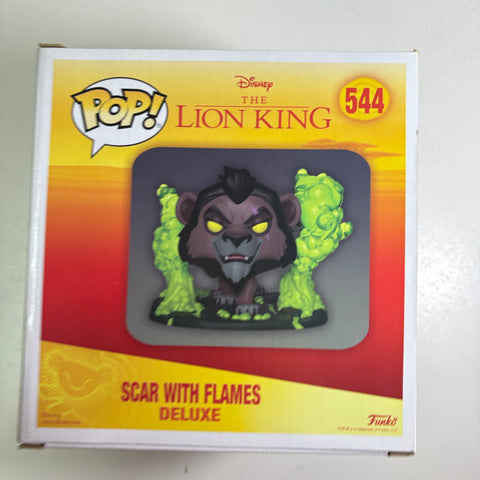 The Lion King - Scar with Flames Disney Funko Pop 544 Hot Topic Exclusive