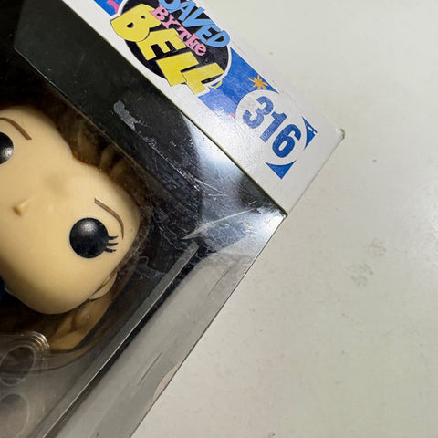 BOX FLAWS Jessie Spano - Saved by The Bell Funko Pop 316 Vinyl Figure (11.4 Cm L × 8.9 Cm W × 15.9 Cm H)