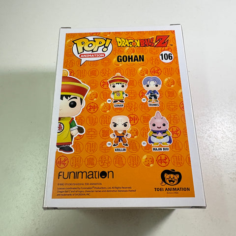 Gohan - Dragon Ball Z Funko Pop 106 Vinyl Figure (11.4 Cm L × 8.9 Cm W × 15.9 Cm H)