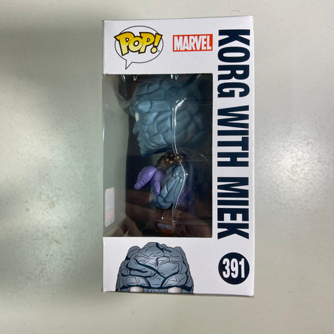 Korg with Meek - Marvel Funko Pop 391 Fall Convention 2017