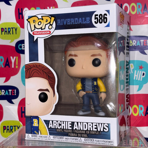 BOX FLAWS VIEW PHOTOS Archie Andrews - Riverdale Funko Pop 586 Vinyl Figure (11.4 Cm L × 8.9 Cm W × 15.9 Cm H)