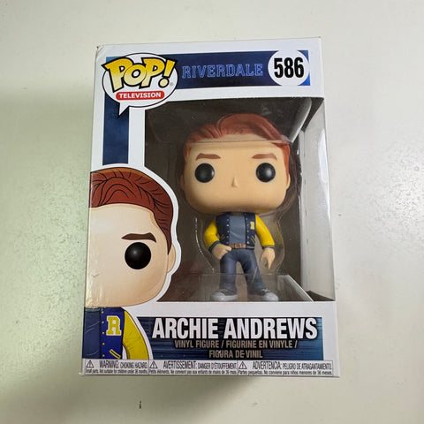 BOX FLAWS VIEW PHOTOS Archie Andrews - Riverdale Funko Pop 586 Vinyl Figure (11.4 Cm L × 8.9 Cm W × 15.9 Cm H)