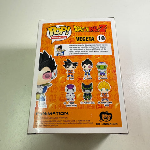 Vegeta - Dragon Ball Z Funko Pop 10 Vinyl Figure (11.4 Cm L × 8.9 Cm W × 15.9 Cm H)