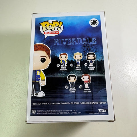 BOX FLAWS VIEW PHOTOS Archie Andrews - Riverdale Funko Pop 586 Vinyl Figure (11.4 Cm L × 8.9 Cm W × 15.9 Cm H)