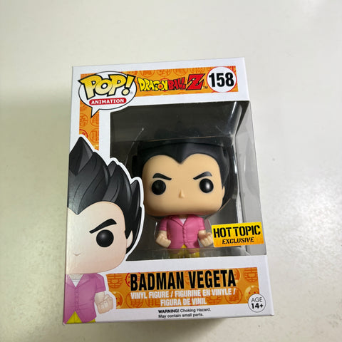 Vegeta BADMAN - Dragon Ball Z Funko Pop 158 Vinyl Figure (11.4 Cm L × 8.9 Cm W × 15.9 Cm H)
