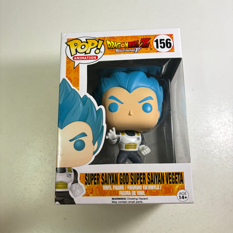 Vegeta Super Saiyan God Super Saiyan - Dragon Ball Z Funko Pop 156 Vinyl Figure (11.4 Cm L × 8.9 Cm W × 15.9 Cm H)