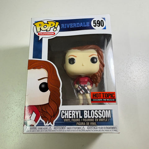 BOX FLAWS VIEW PHOTOS Cheryl Blossom - Riverdale Funko Pop 590 Vinyl Figure (11.4 Cm L × 8.9 Cm W × 15.9 Cm H)