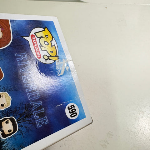 BOX FLAWS VIEW PHOTOS Cheryl Blossom - Riverdale Funko Pop 590 Vinyl Figure (11.4 Cm L × 8.9 Cm W × 15.9 Cm H)