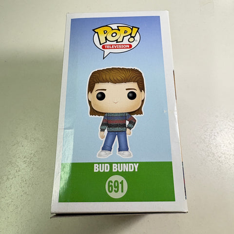 BOX FLAWS VIEW PHOTOS Bud Bundy - Married with Children Funko Pop 691 Vinyl Figure (11.4 Cm L × 8.9 Cm W × 15.9 Cm H)